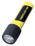 Streamlight 68202 4AA ProPolymer LED, Flashlight with Batteries, Yellow (Clam Pack) - 67 Lumens