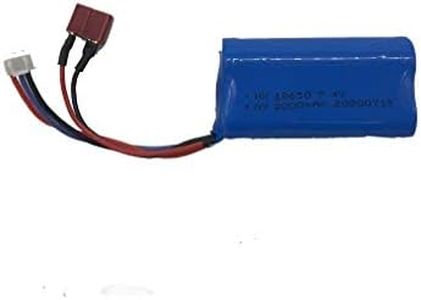 LAEGENDARY 1:14 Scale Replacement Part for BUCKSTER RC Loader: 2000mAh 2S 7.4V Li-Ion Battery - Part Number - BU-4001