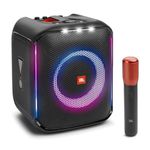 JBL PartyBox Encore Portable Indoor and Outdoor Party Speaker with Built-In Lights, IPX4 Splashproof Design, Deep Bass and 10 Hours of Playtime, Black