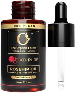 Organic Rosehip Oil for Face & Skin | Cold Pressed Unrefined | Skin Care Moisturizer | Gua Sha Massage & Face Oil | Rose Hip Oil for Acne Scars & Facial Oil |