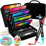 168 Colors Acrylic Paint Markers, D