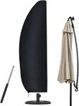 Patio Umbrella Cover Waterproof Outdoor Umbrella Cover Cantilever Umbrella Cover for 9ft to 11ft Offset Umbrella