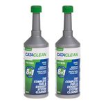 Cataclean Petrol | Complete Fuel & Exhaust Cleaner | Catalytic Converter, Valve & Injector Cleaner | Fuel Additive Formulated for Performance & Fuel Efficiency | Pre MOT Emissions Reducer | 2 x 500ml