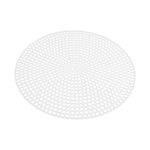 Exceart 20pcs Plastic Canvas DIY Canvas Shape for Cross Stitch Embroidery Needlepoint Craft Needlepoint Mesh Art Project Round 11.5cm