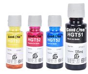 GOOD ONE Compatible Refill Ink for Hp 310 315 319 410 415 419 5810 5820 5821 Inktank Printers (135ml Black) (70ml CYM)