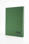 Exacompta - Ref A4-641KZ - Chartwell - Hardcover Laboratory Technical Note Book, A4 297 x 210mm, 1mm/5mm/10mm Quadrille Grid Square Ruling, 160 pages 70gsm Paper - Green