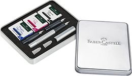 FABER-CASTELL 201629 Grip 2011 Calligraphy Set, Silver