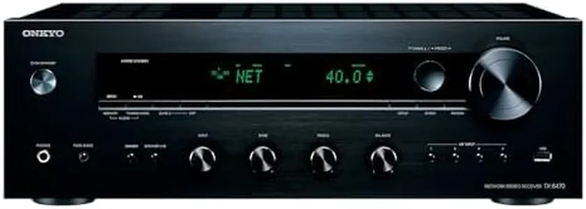 Onkyo TX-8470 2 Channel Stereo Receiver with Wi-Fi, Bluetooth, Phono, Hi-Res Audio and Roon Ready