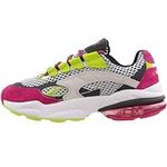 PUMA Womens Cell Venom Fresh Faux Suede Fitness Running Shoes, Pink, White, 6