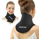 ONLYCARE Neck Ice Pack Pain Relief - Upgraded Gel Shoulder Ice Packs for Sports Injuries, Reusable Heat and Cold Compress Pad, Neck Cool for Swelling, Office Pressure and Surgery Recovery (Black)