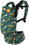 Tula Free-to-Grow Newborn Baby Carrier from Birth, Ergonomic Baby Carrier, Baby Carrier Newborn (Land Before Tula)