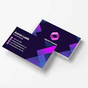 BillyPrint Customize Business Cards Printable Add Photo/Text/Logo Print Your Own Personalized Business Card 14PT 300GSM Glossy Double-Sided Coated 3.5x2 inch-100 PCS