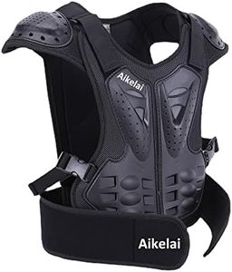 Kids Chest Armor Back Spine Chest Body Protector Motorcycle Motocross Protection Gear Guard Dirt Bike Riding Racing Vest for Child (S Fit waist 23.6-27.6（in） Height 39.4-45.3（in）)