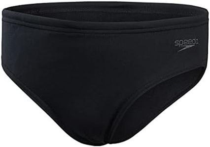 Speedo Boy's Eco Endurance+ Brief, Black, 11-12 Years