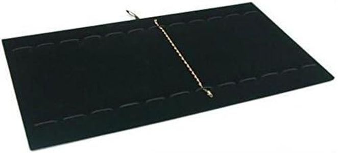 Black Velvet 12 Slot Bracelet Watch Black Display Tray Insert Pad