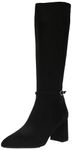 Anne Klein Women's Brenice Fashion Boot, Black Suede, 9