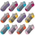 Comfoex 12 Pairs Girls Socks Ankle 