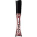 L'Oreal Paris Infallible Pro Gloss Plump Lip Gloss with Hyaluronic Acid, Long Lasting Plumping Shine, Lips Look Instantly Fuller and More Plump, Radiant Mauve, 0.21 fl. oz