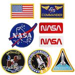 GYGYL 8Pcs Iron on Patches Space Embroidered Patches, Sew On/Iron On Patch for Jackets, Jeans, Pants, Backpacks, Clothes