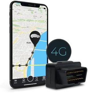 SALIND 4G OBD GPS Tracker Auto, Fahrzeuge und LKWs OBD2 Stecker - Peilsender Auto mit Ortung - elektronisches Fahrtenbuch - Online weltweit Echtzeit Tracking mit App- ohne Aufladen