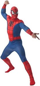 MARVEL ~ Spider-Man - adulto del vestido de lujo del traje de licencia Con separada Redecilla Nuevo 2015 Tamaño X-Large (Pecho 42-46 ")