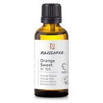 Naissance Sweet Orange Essential Oil (no. 105) 50ml - Pure, Natural, Cold Pressed, Cruelty Free, Vegan and Undiluted - for Aromatherapy & Diffusers