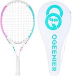 OGEENIER Kids Tennis Racket 23 Inch, Lightweight Aluminum Tennis Racquet for Junior Boys & Girls Beginner with Tennis Bag