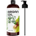 Premium Nature Argan Oil 437 ml Argon Oil for Skin Argan Oil of Morocco for Dry Hair and Curly Frizzy Hair