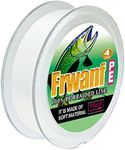 ReelFin PE x4 Braid Fishing Line Multicoloured Saltwater Freshwater Fishing (White, 20 Pounds &100m)