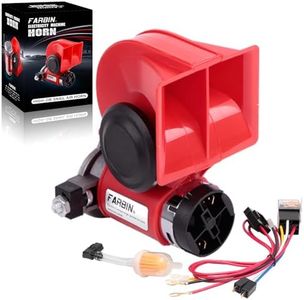 FARBIN Compact Air Horn with Compressor Electric Car Horn 12V 150db Super Loud train horns kit for trucks