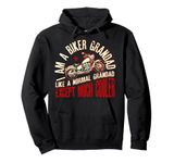 I Am A Biker Grandad Funny Quote for Grandpa Motorbikes Pullover Hoodie