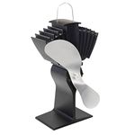 Ecofan® AirMax, Classic Styled, Heat Powered Wood Stove Fan, 175 CFM, 812AMKBX, Large-Sized, 9" Blade, Nickel