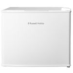 Russell Hobbs Quiet Mini Fridge 17L Thermoelectric for Drinks with Adjustable Thermostat, Portable Mini Cooler in White, Compact For Bedroom, Home, Caravan, Car RH17CLR1001