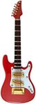 Red Electric Guitar Miniature Repli