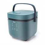 Rice Cooker and Steamer, 1.2 Liters, For 1-2 Person, Supports Preset and Keep Warming, 4 Multicooker Functions to Make Rice, Soup, Porridge, Cake