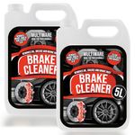 MultiWare Brake Cleaner | Carb Cleaner | Removes Brake Squeal | Easily Remove Oil, Grease & Brake Dust | Clean Clutch Plates & Brakes | 5L (1)