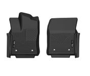 Husky Liners X-act Contour Floor Mats | Fits 2022-2024 Toyota Tundra CrewMax & Double Cab; 2023-2024 Toyota Sequoia | Front Row, 2-pc Black - 53781