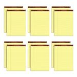 TOPS 8.5 x 11 Legal Pads, 12 Pack, 