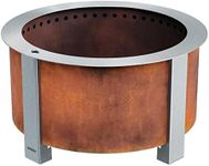 Breeo Smokeless FIrePit (X Series 24, Corten Steel) | 27.5 inch Smokeless Fire Pit for Outside | 62 Pounds | Ideal for Families Compatible with Wide Range of Breeo Accessories