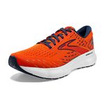 Brooks Men's Glycerin 20 Neutral Running Shoe, Orange/Titan/Flame, 11.5