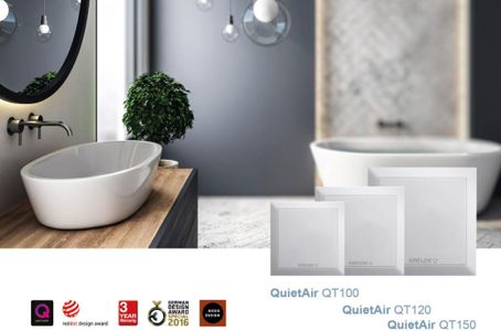 Airflow 100mm Extractor Fan – Quiet Bathroom Ventilation QT100T