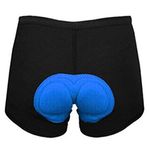 NIKAVI Padded Bike Underwear Shorts for Men & Women – Breathable 3D Cushion Cycling Inner Shorts – Anti-Slip, Sweat Resistant, XXL Multicolor