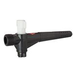 Beaumont Abbot Cask Single Tap 'L' Thread - Plastic Black Barrel Tap, Cellar Equipment