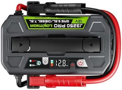 LOKITHOR J3250 PRO Jump Starter with ConnectMax, 3250A LiFePO4 Car Starter Battery for 9.5L Gas and 7.5L Diesel Engines, Jump Pack with 100W Two-Way Fast Charing, Super-Safe and 2000 Cycle Life