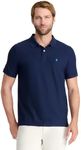 IZOD Men's Regular Fit Advantage Performance Short Sleeve Solid Polo, Peacoat, X-Large