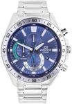 Casio Unisex-Adults Chronograph Quartz Watch with Stainless Steel Strap EFV-620D-2AVUEF