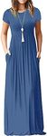 AUSELILY Maxi Dress for Women Summe