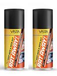 Vista Rat Away 200ml | Rat Repellents | Rodent Spray | Keep Rats and Mice Away with rodent repellent coating | Bitter and Non Toxic (Pack of 2)