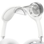 Geekria Acrylic Magnetic Headset Holder, Gaming Headphone Holder for Over-Ear, On-Ear Headphones, Magnetic Headphone Stand for Mounting on Computer Chassis and Metal Surfaces (Clear)