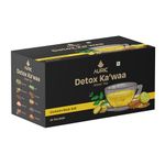 AURIC Desi Kahwa Green Tea | 8 Real Ayurvedic Herbs & Rock Salt | 100% Natural, Non-GMO | Immunity Booster | Improves Digestion | Individually Wrapped 36 Tea Bags